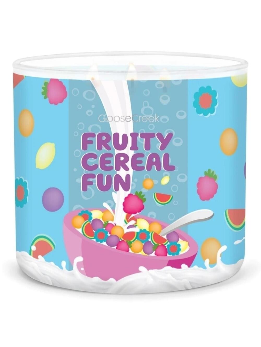 Goose Creek Fruity Cereal Fun  3 Wick Candle